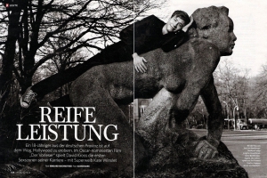 Christine Kelch - Styling  David Kross  photo by Oliver Mark for STERN