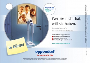 Christine Kelch - Styling  for EPPENDORF